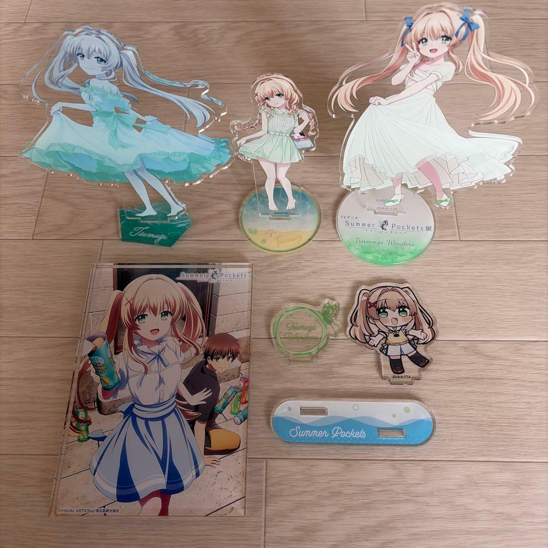 Summer Pockets 紬ヴェンダース アクリルスタンド アクリルブロック