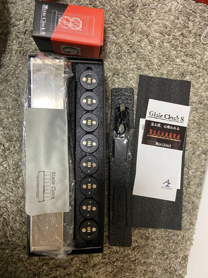 Gixie Clock 8 ギクシークロック8 LED ニキシー管