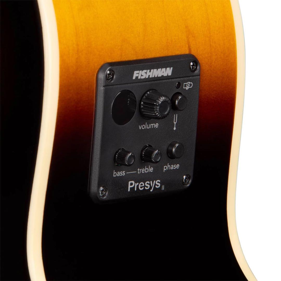 美品 エピフォン エレアコ J-200EC studio kyser のカポ付き