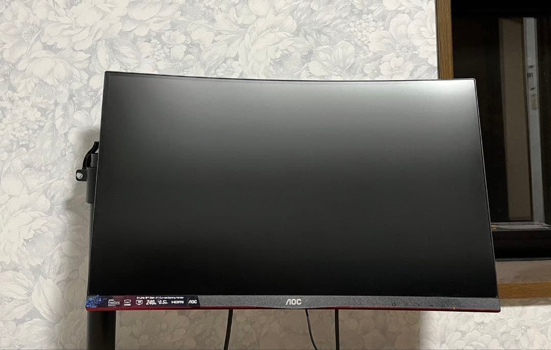 AOC 27インチ240Hz 曲面ゲーミングモニター 本体　C27G2ZE27
