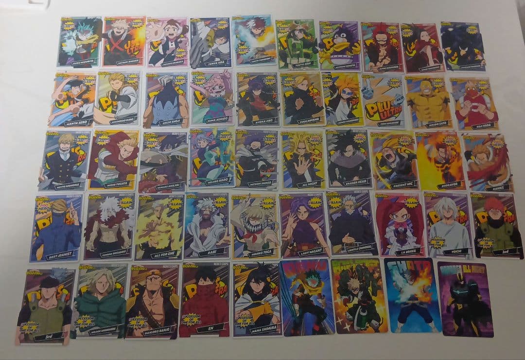 ヒロアカ　ヒーローズチップス3 全49種　コンプリート