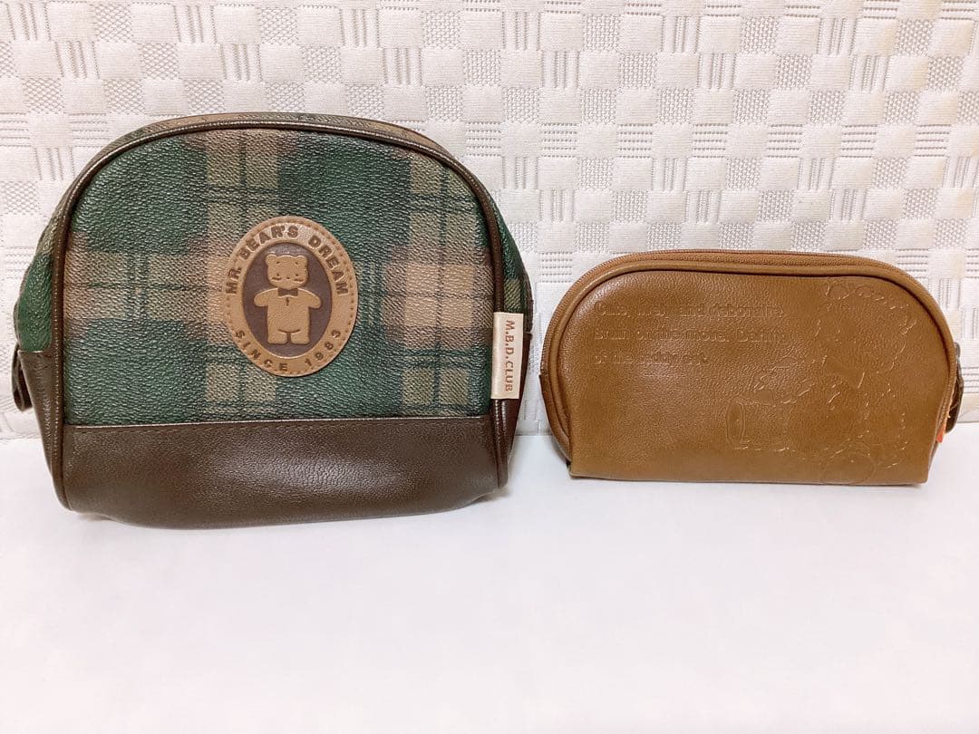 昭和レトロ❤︎サンリオ MR.BEAR’S DREAM❤︎ ポーチ 2点セット レア