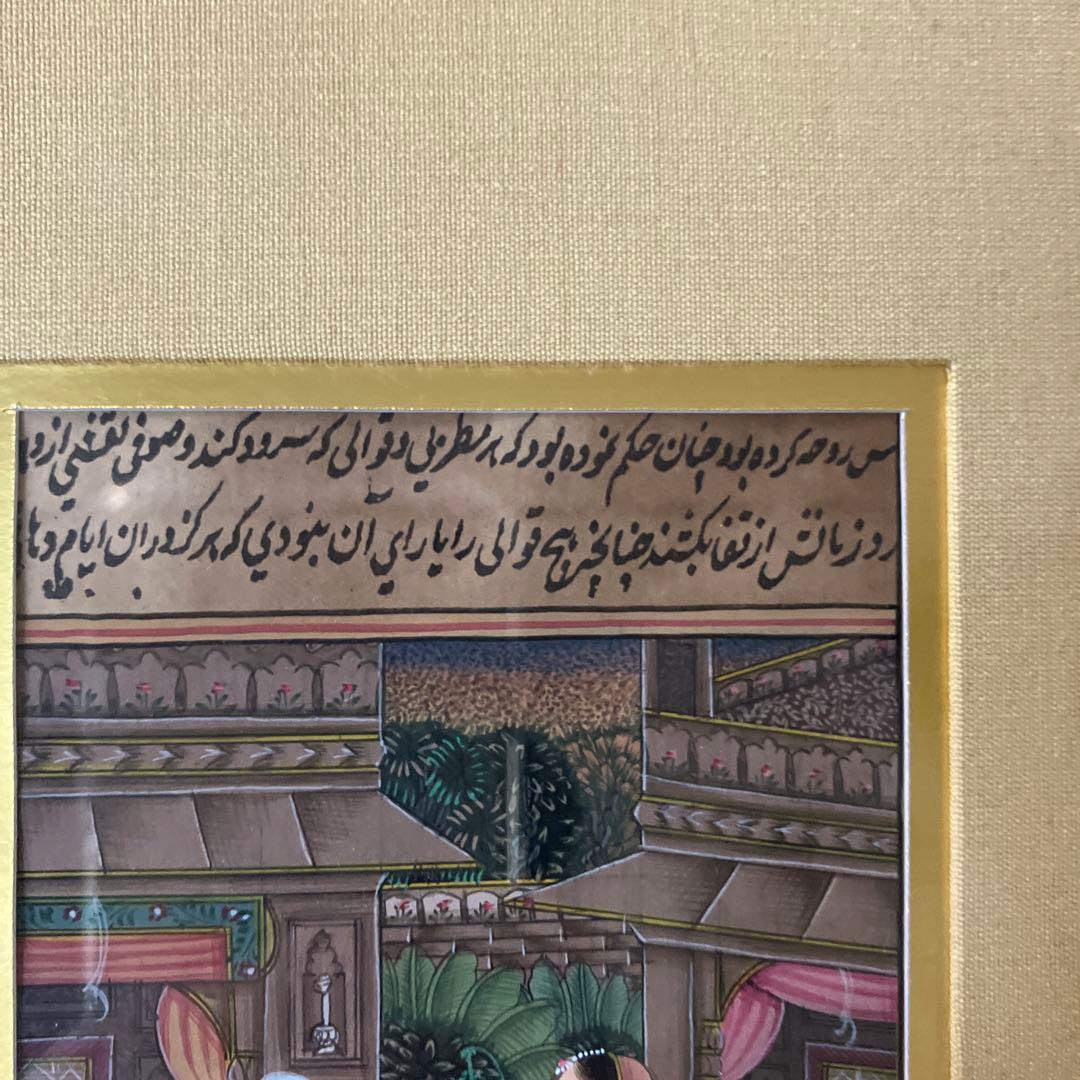 インド　ミニアチュール　細密画