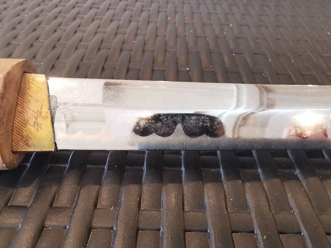 希少品 レア 模造刀 白鞘 大刀 模擬刀 日本刀 全長約103cm 居合練習