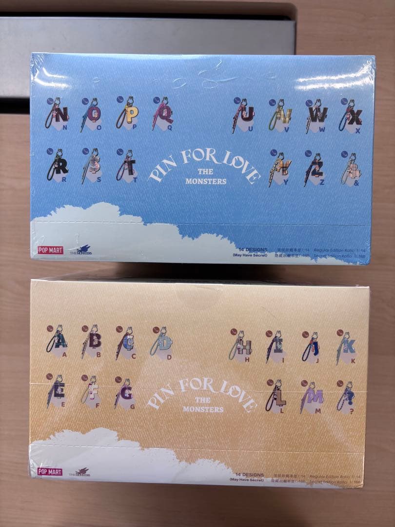 【正規品・店舗限定品】ラブブ　PIN FOR LOVE セット A-M N-Z