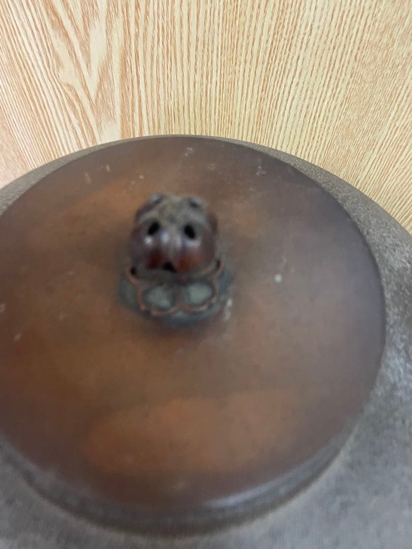 【茶道具】茶釜　風炉　風炉釜　鉄器　火鉢　工芸品　紹栄