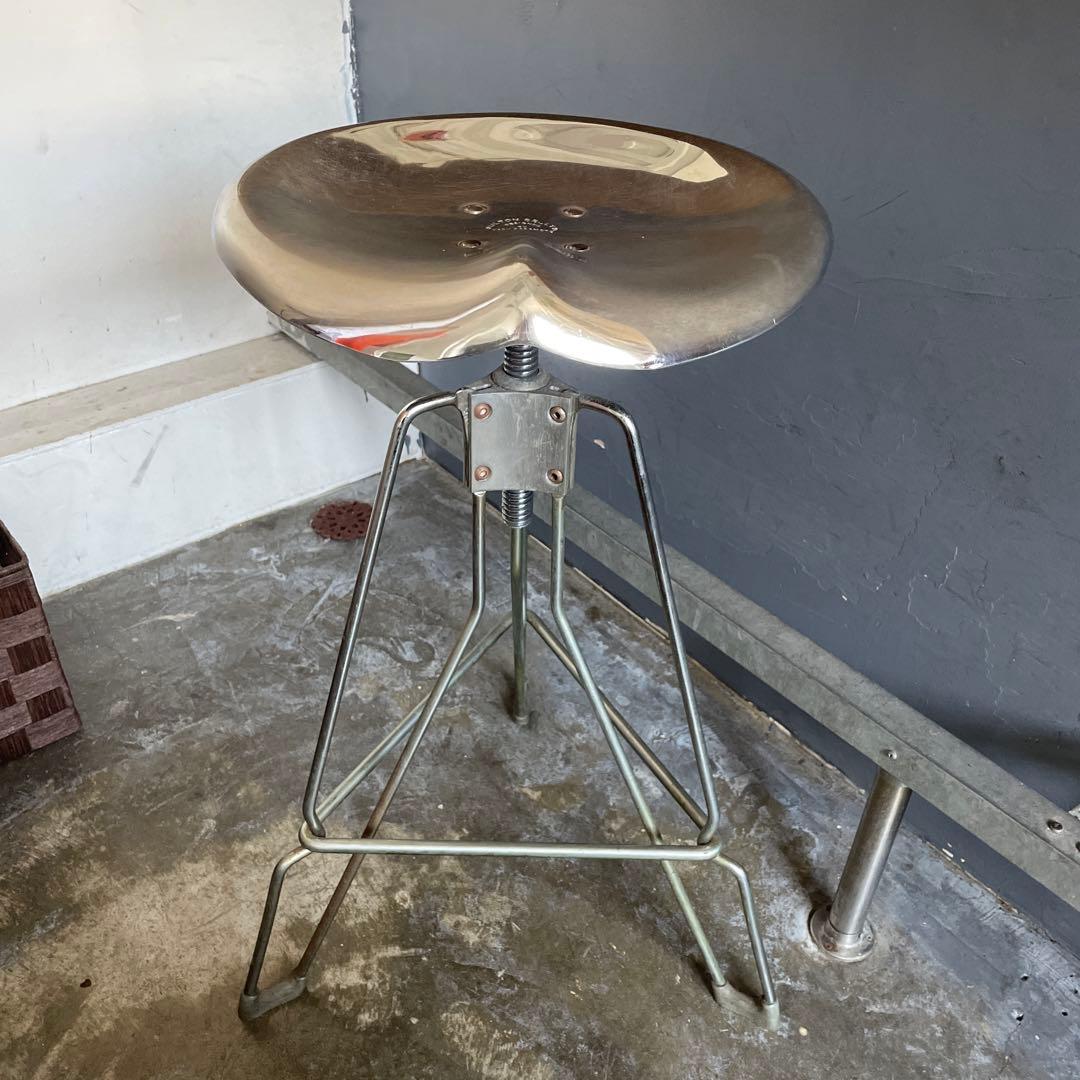 DULTON バー スツール 昇降式　シルバー　YASU SASAMOTO ④