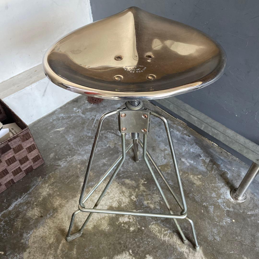 DULTON バー スツール 昇降式　シルバー　YASU SASAMOTO ④