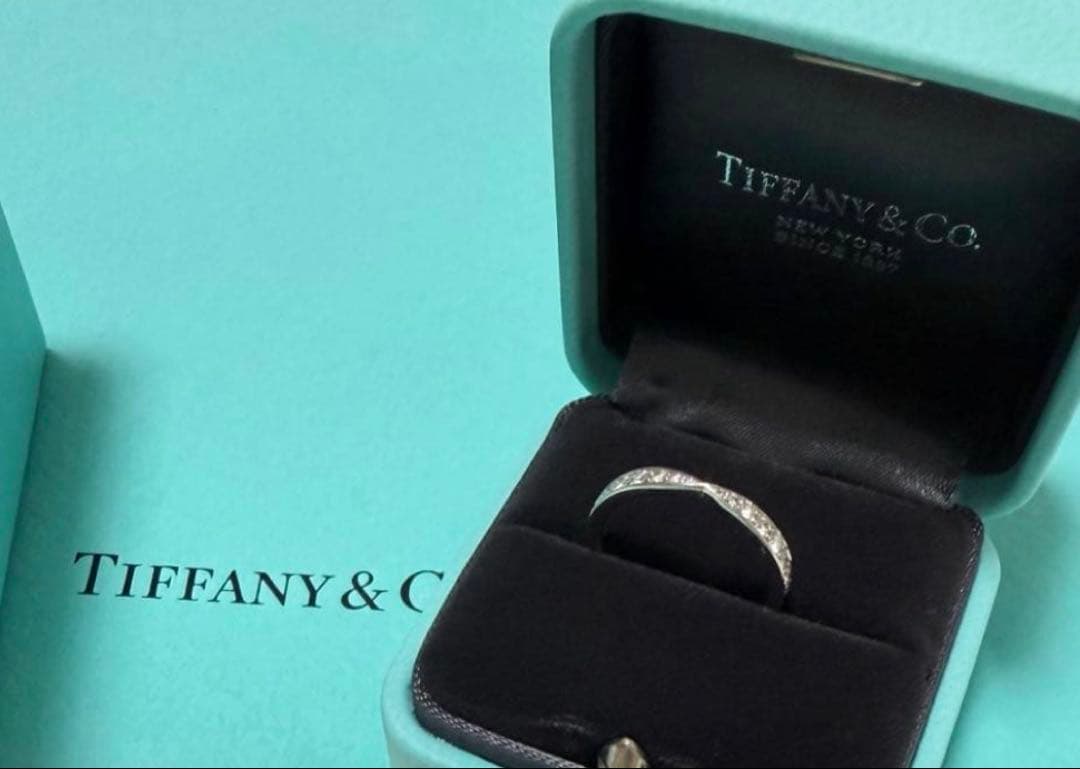 【kyae】ティファニーハーフエタニティ ハーモニーバンドリング