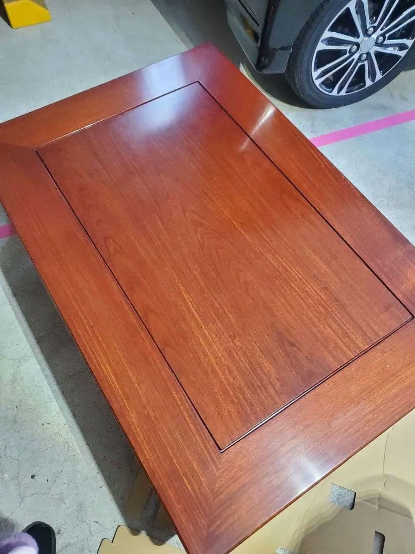 カリモクのアンティーク座卓テーブル