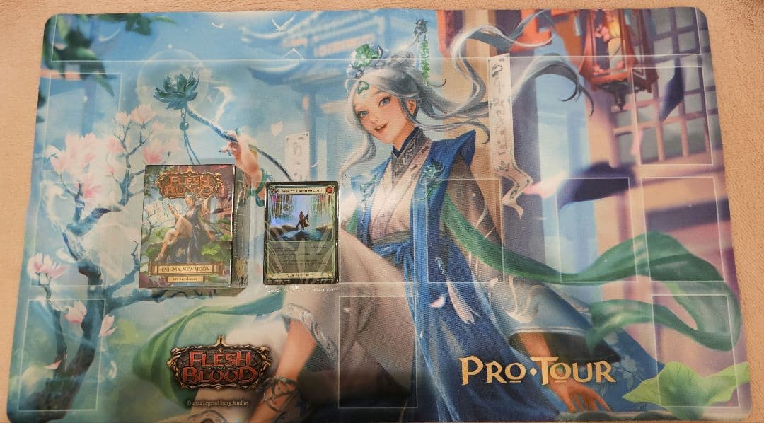 【FaB】Enigma, New Moonプレイマット + スリーブ + おまけ