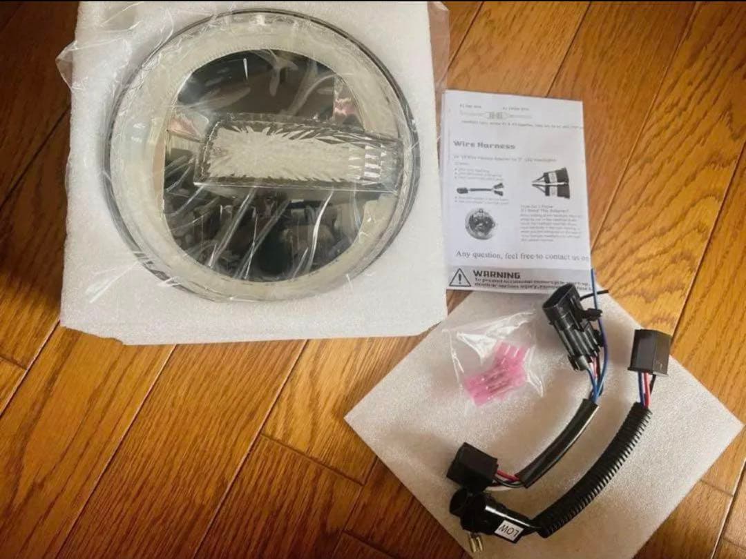 RAMJET4X4 LEDヘッドライト 7インチ バイク用ハーレー用 ツーリング