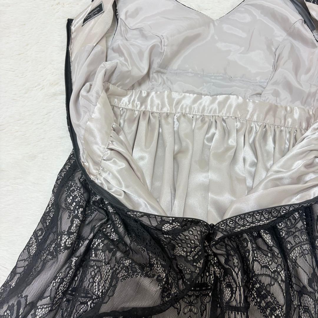 美品✨グレースコンチネンタル 総レース カシュクール ロングワンピース 刺繍