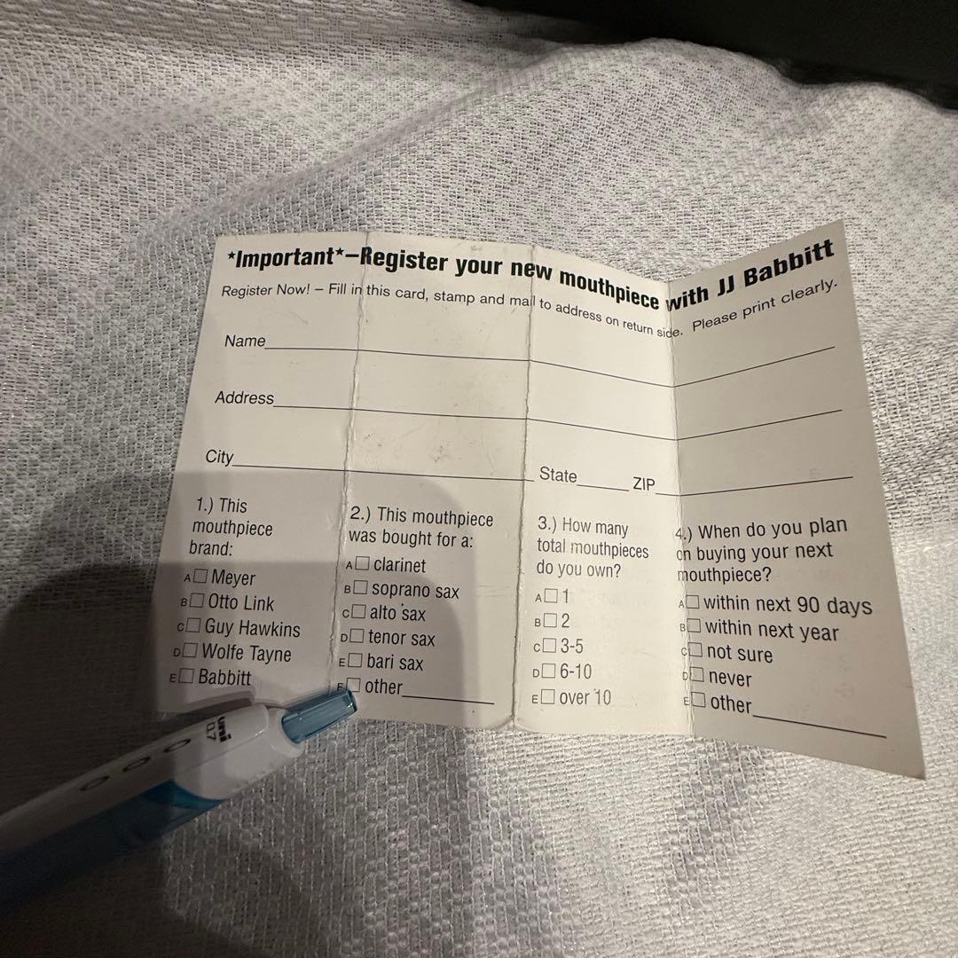 エミネムNIKKAN TOKYO ニッカン　日管　NO2A アルトサックス