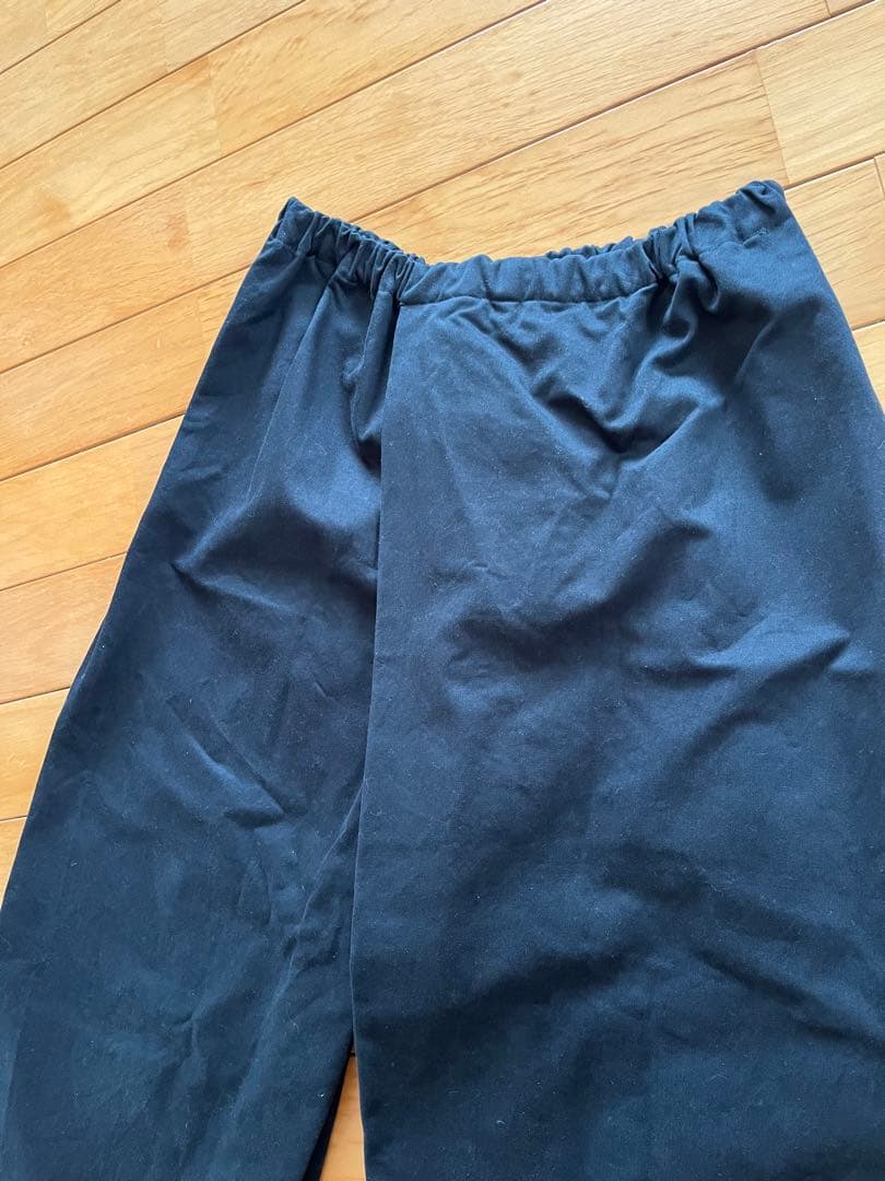 momogusa 百草コットンワイドゴムパンツ