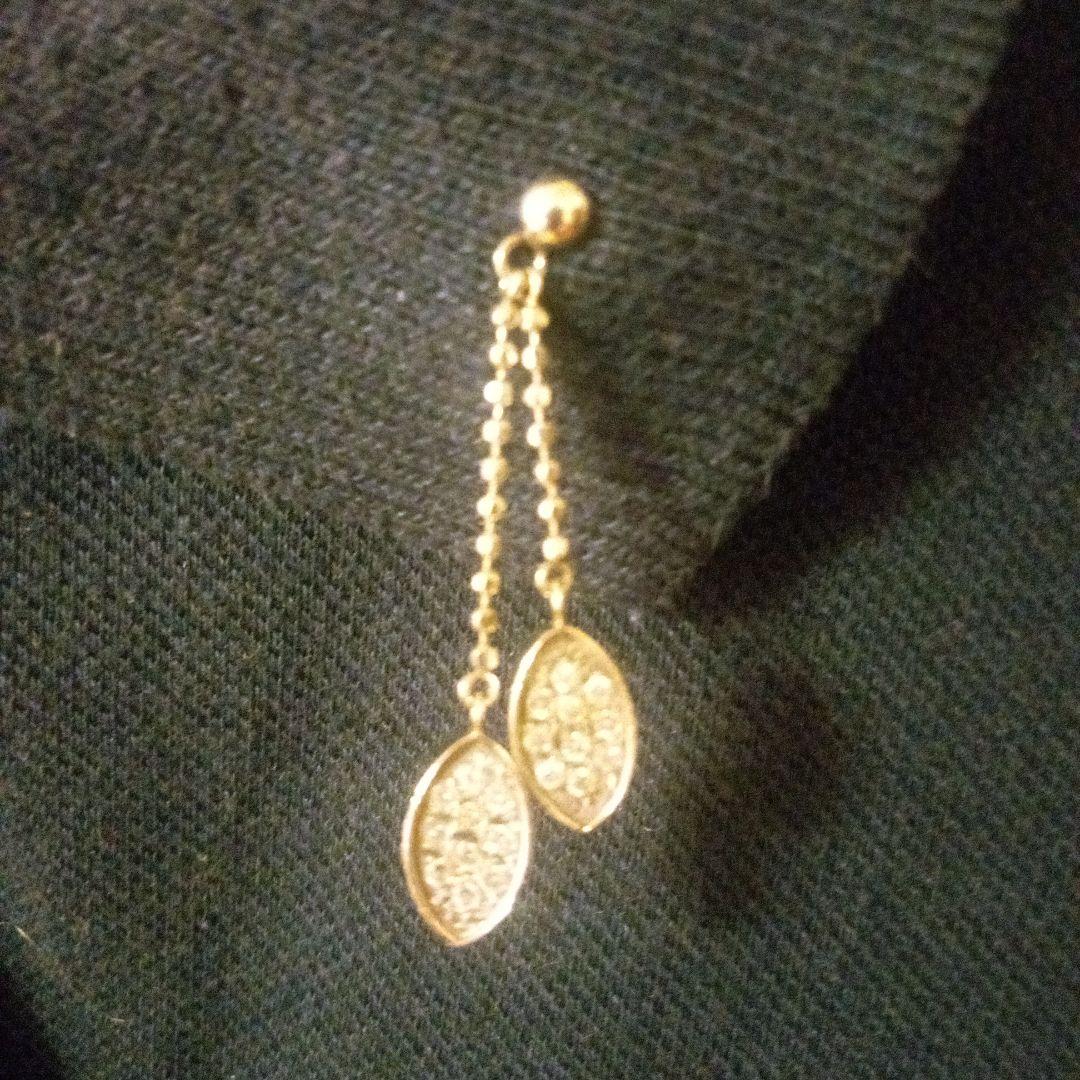 せ*じ様 プラチナ　ダイヤモンド　ピンブローチ　レディース　訳あり