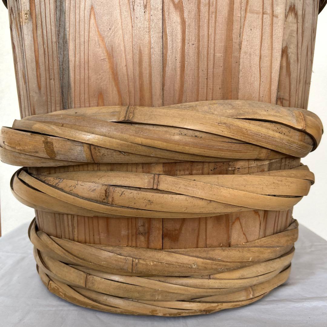 昭和レトロ　木製　樽　酒樽　空樽　古材　古道具　古民具　ビンテージ