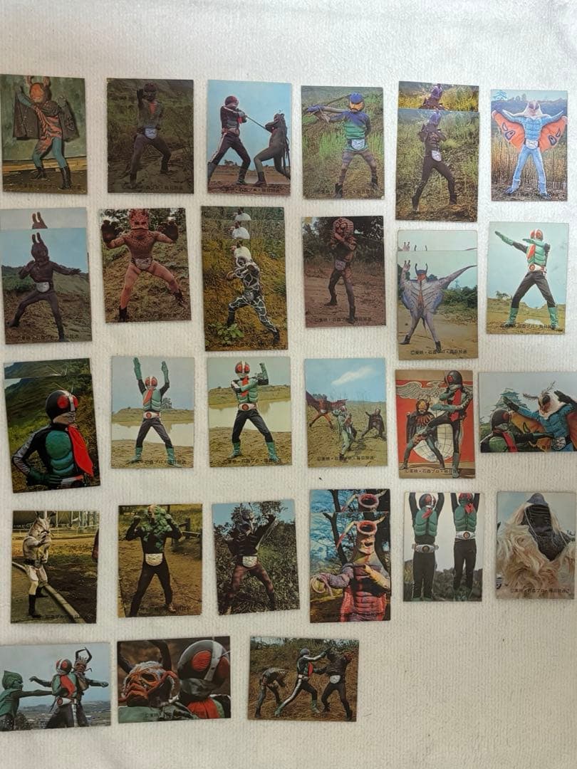 カルビー製菓　旧仮面ライダーカード　セット