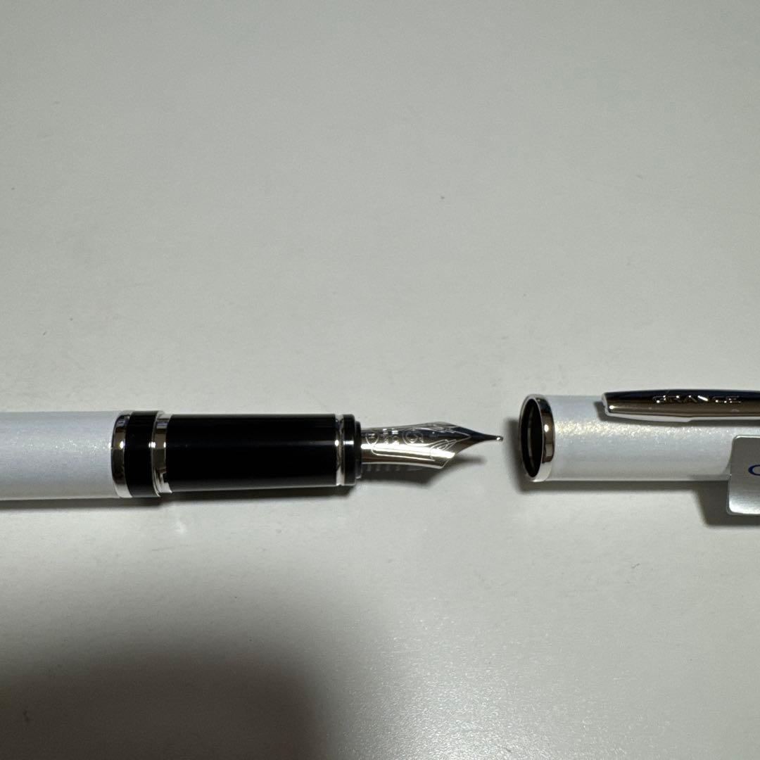 パイロット　万年筆　2017年限定万年筆　グランセ　雪　限定版　中字　Ｍニブ