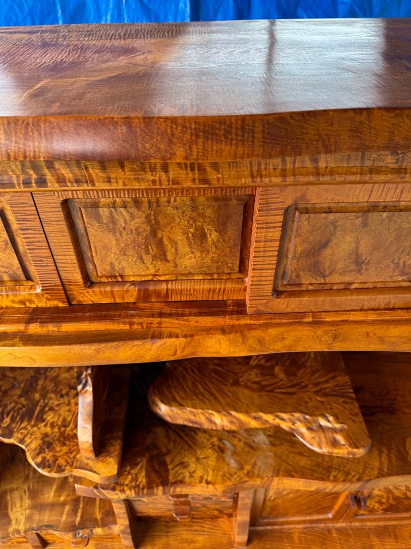 貴重　屋久杉 飾り棚 茶棚 サイドボード リビングボード 茶箪笥