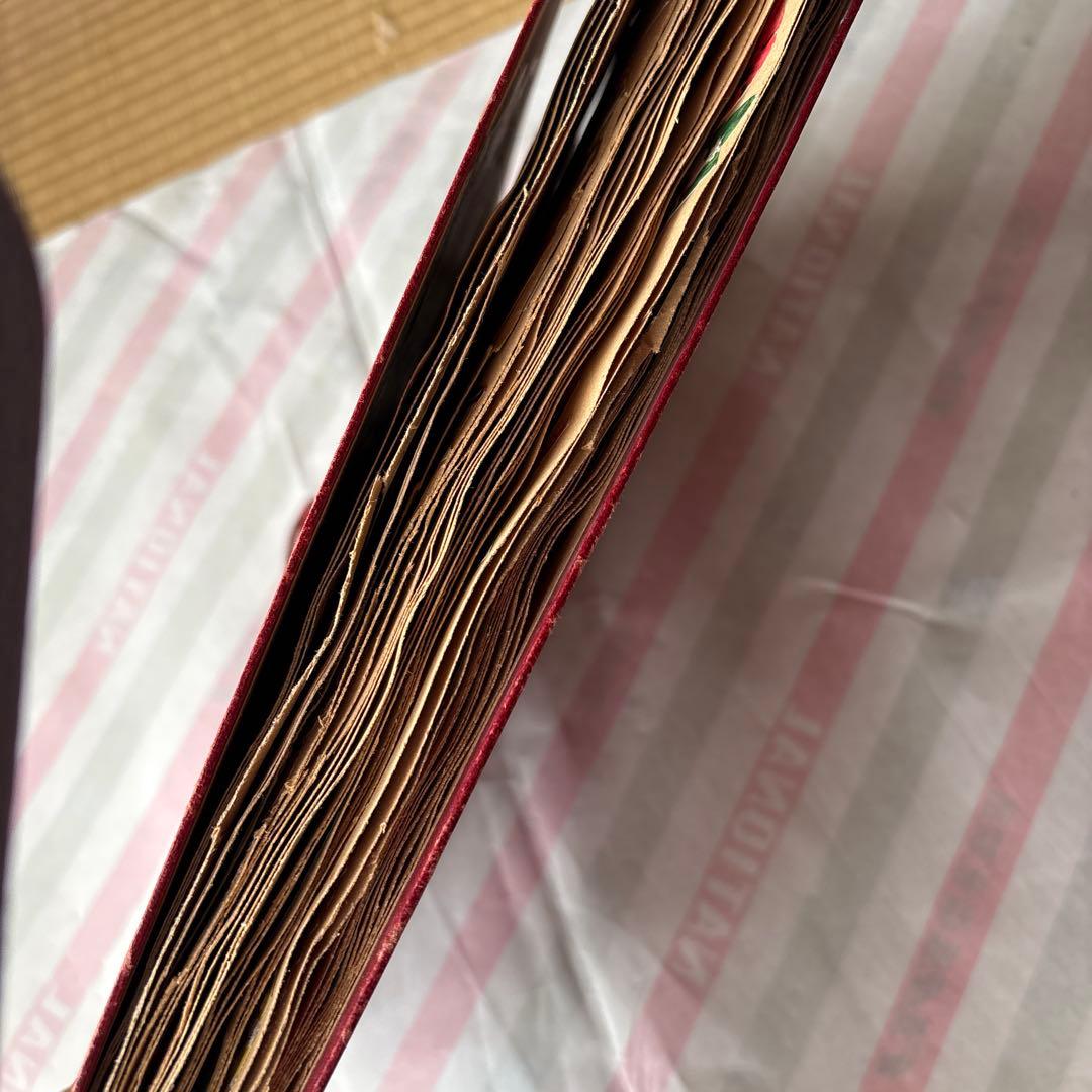 アメリカ　スクラップブック　レトロな紙もの　1960〜70年代