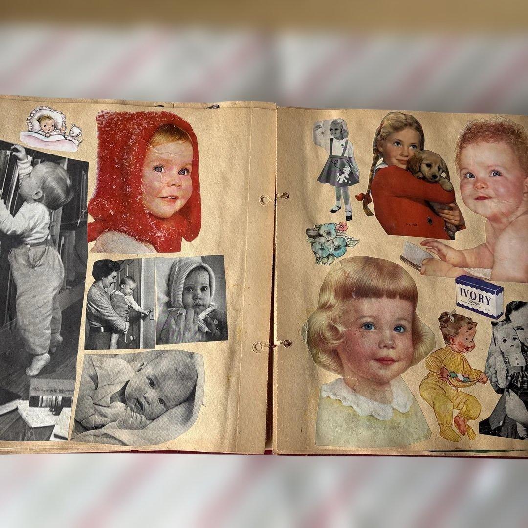 アメリカ　スクラップブック　レトロな紙もの　1960〜70年代