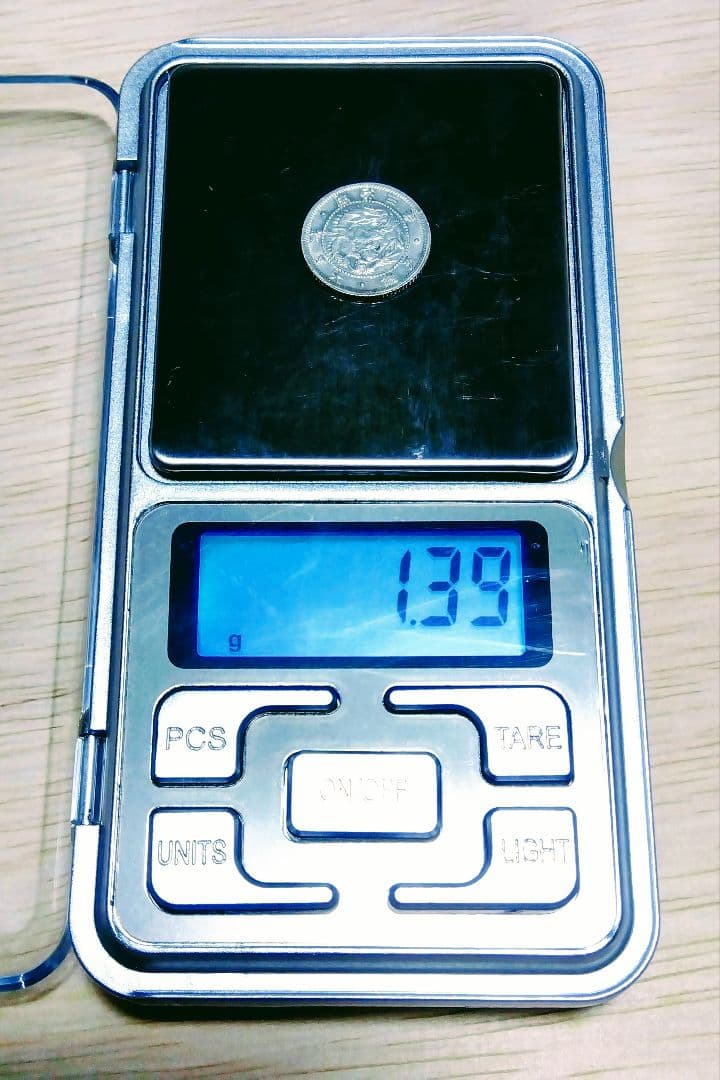 スーさん☆旭日竜5銭銀貨　明治3年　極美品〜準未使用　エラー