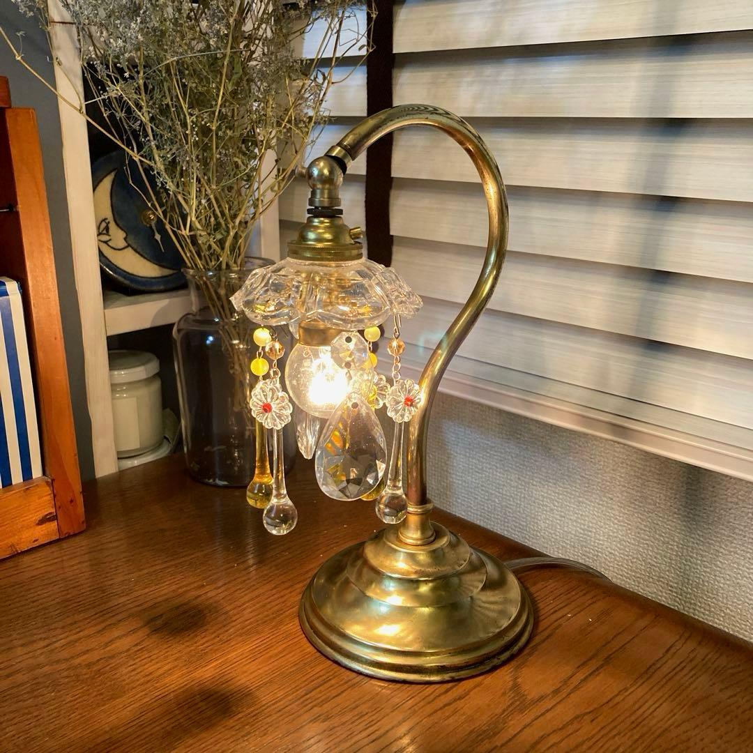 （ご予約）ミニシャンデリア　フランスアンティーク　ミニランプスタンド