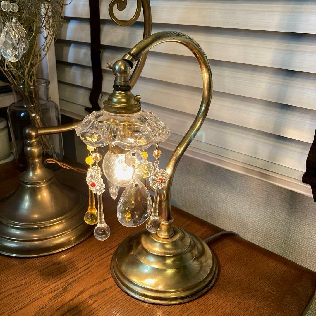 （ご予約）ミニシャンデリア　フランスアンティーク　ミニランプスタンド