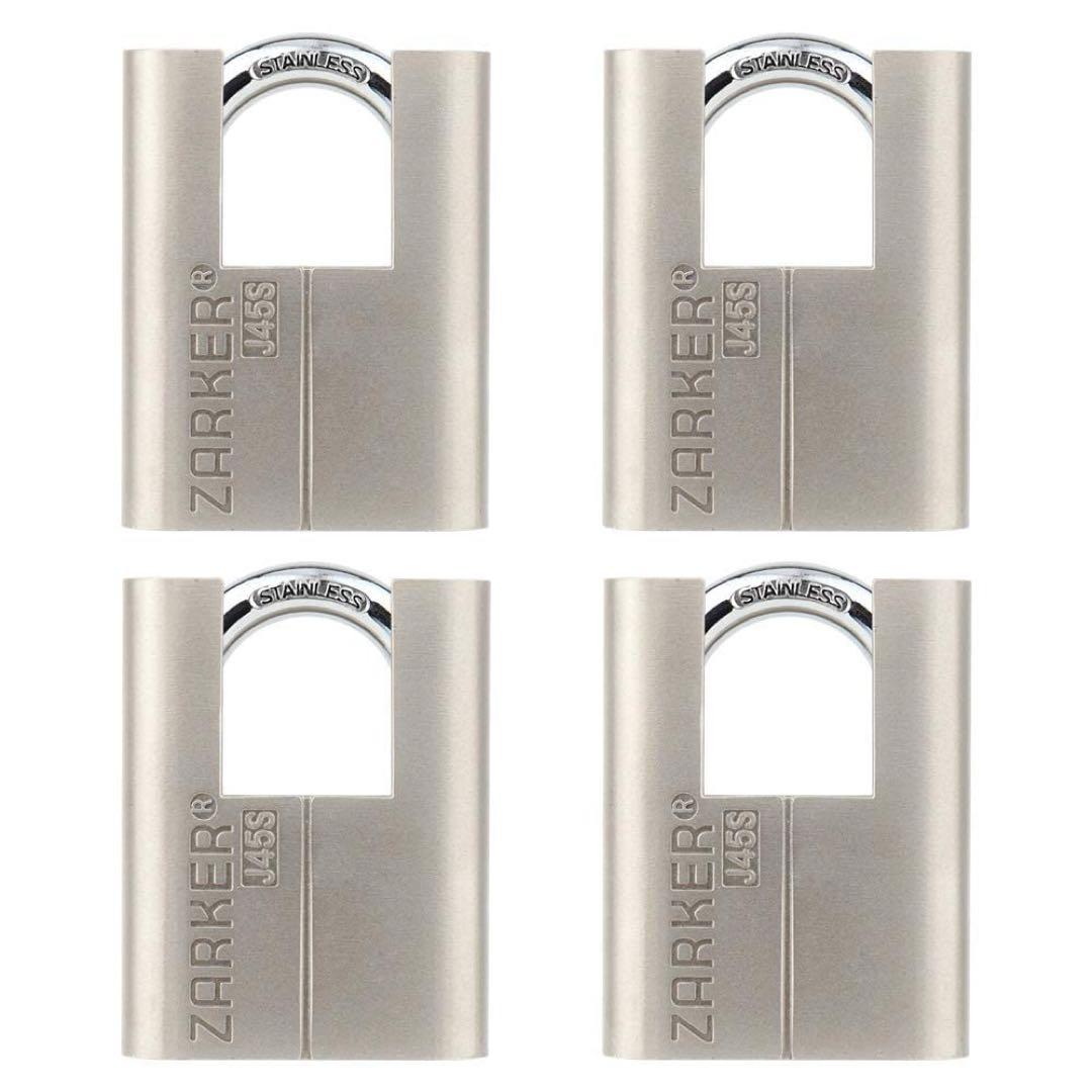 □南京錠 J45S keyed Alike Padlocks 4個セット