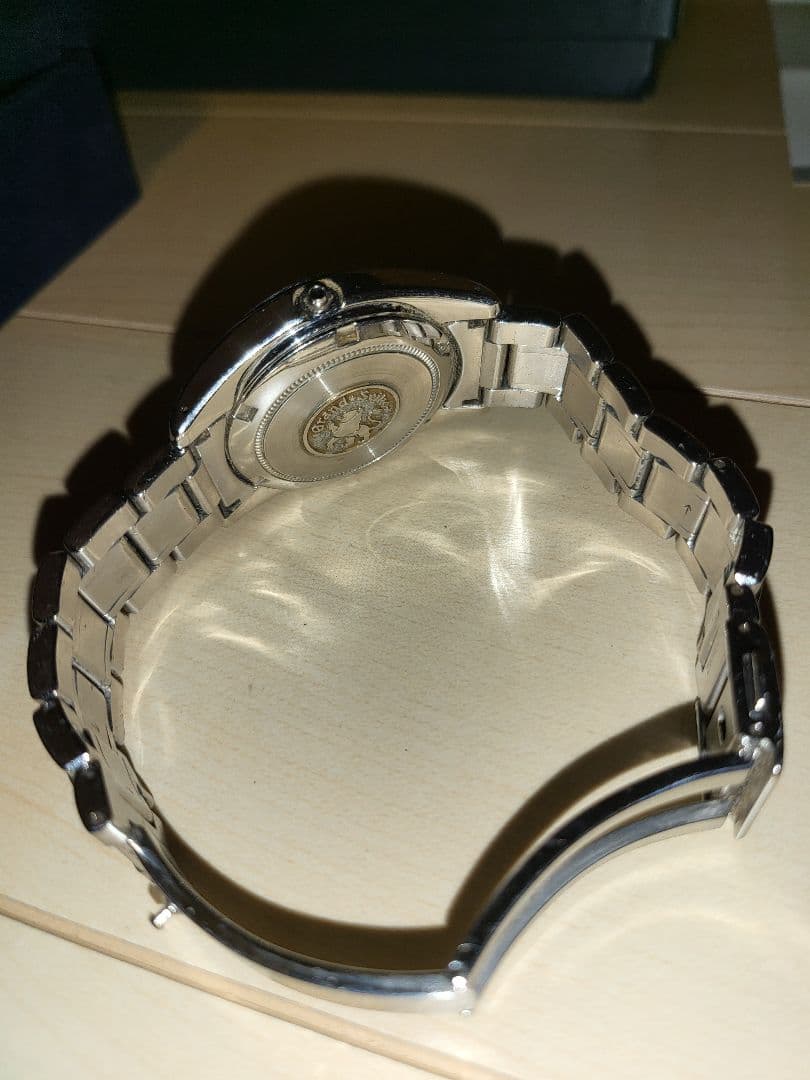 Grand Seiko 自動巻き腕時計 ブラック　りゅうず不良