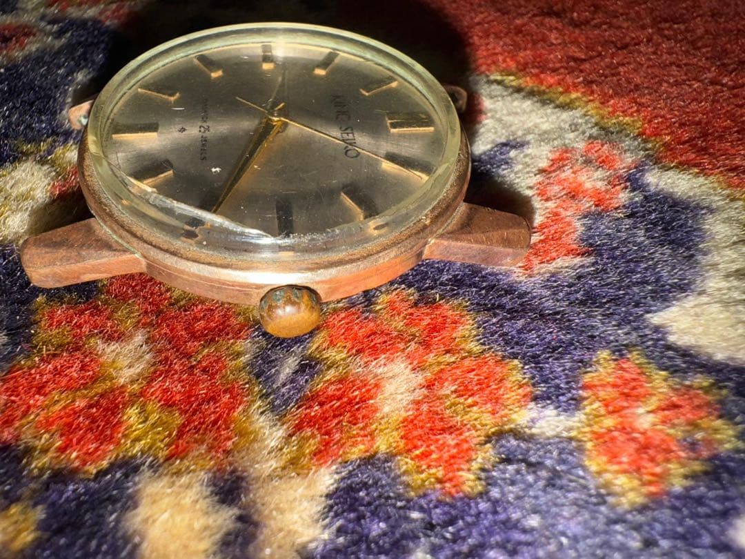 KING SEIKO 手巻き時計 シルバー文字盤