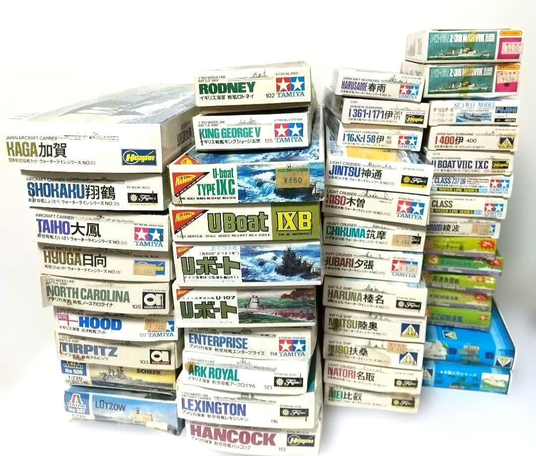 い*ぜ様 艦船プラモデル46点＋おまけ9点