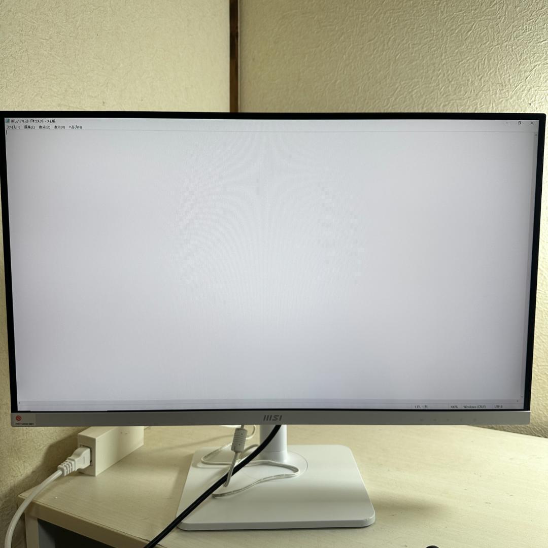 MSI プロユース向け　ゲーミングにも　27型