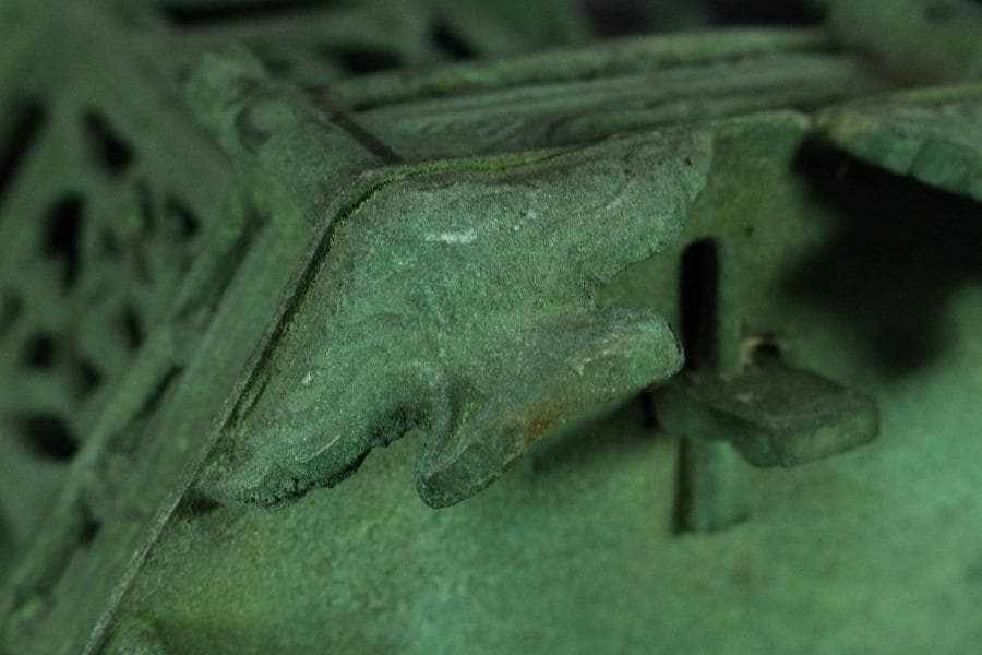 古銅 吊灯籠 高32cm(K-YC583)