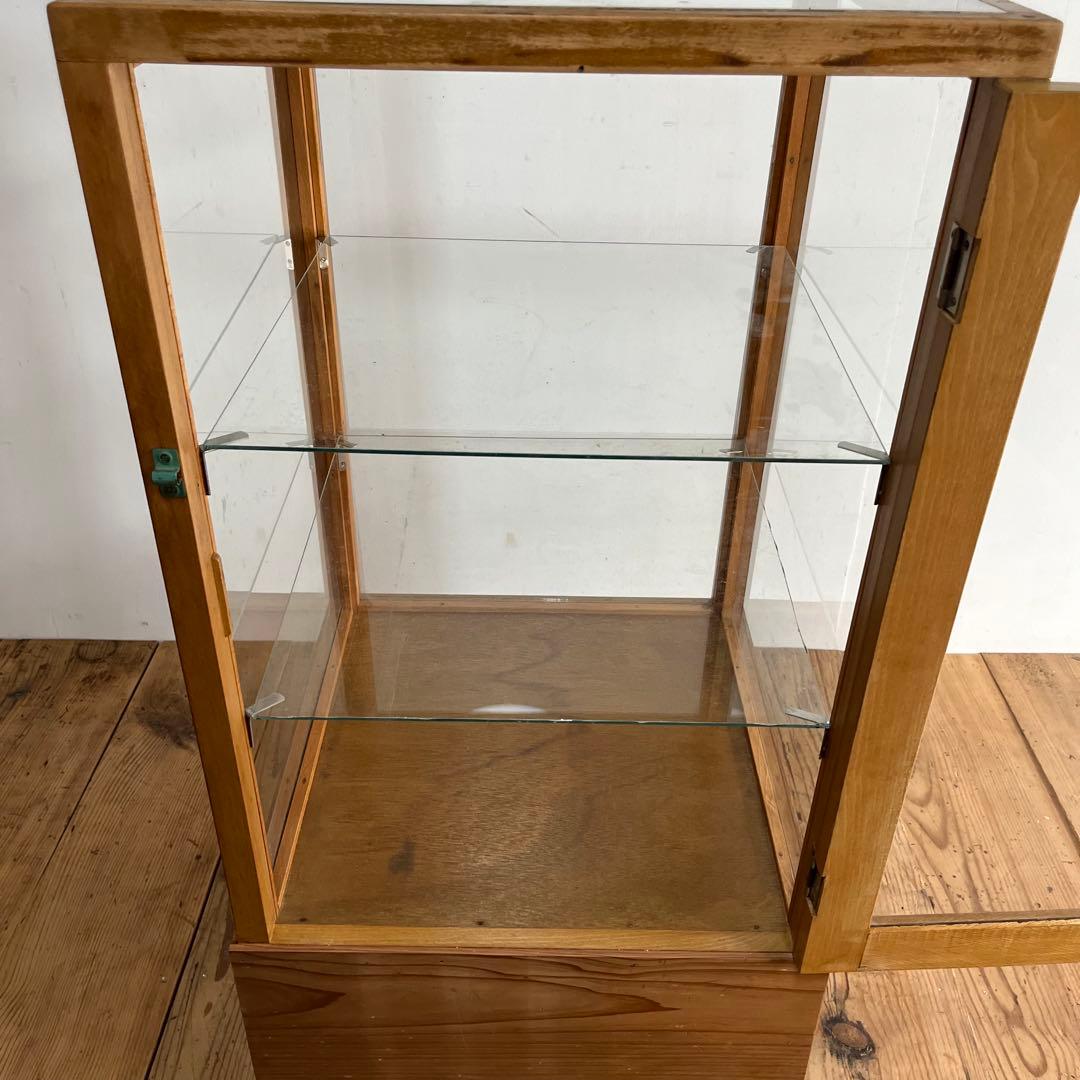 アンティーク ガラスケース ショーケース レトロ 飾り棚