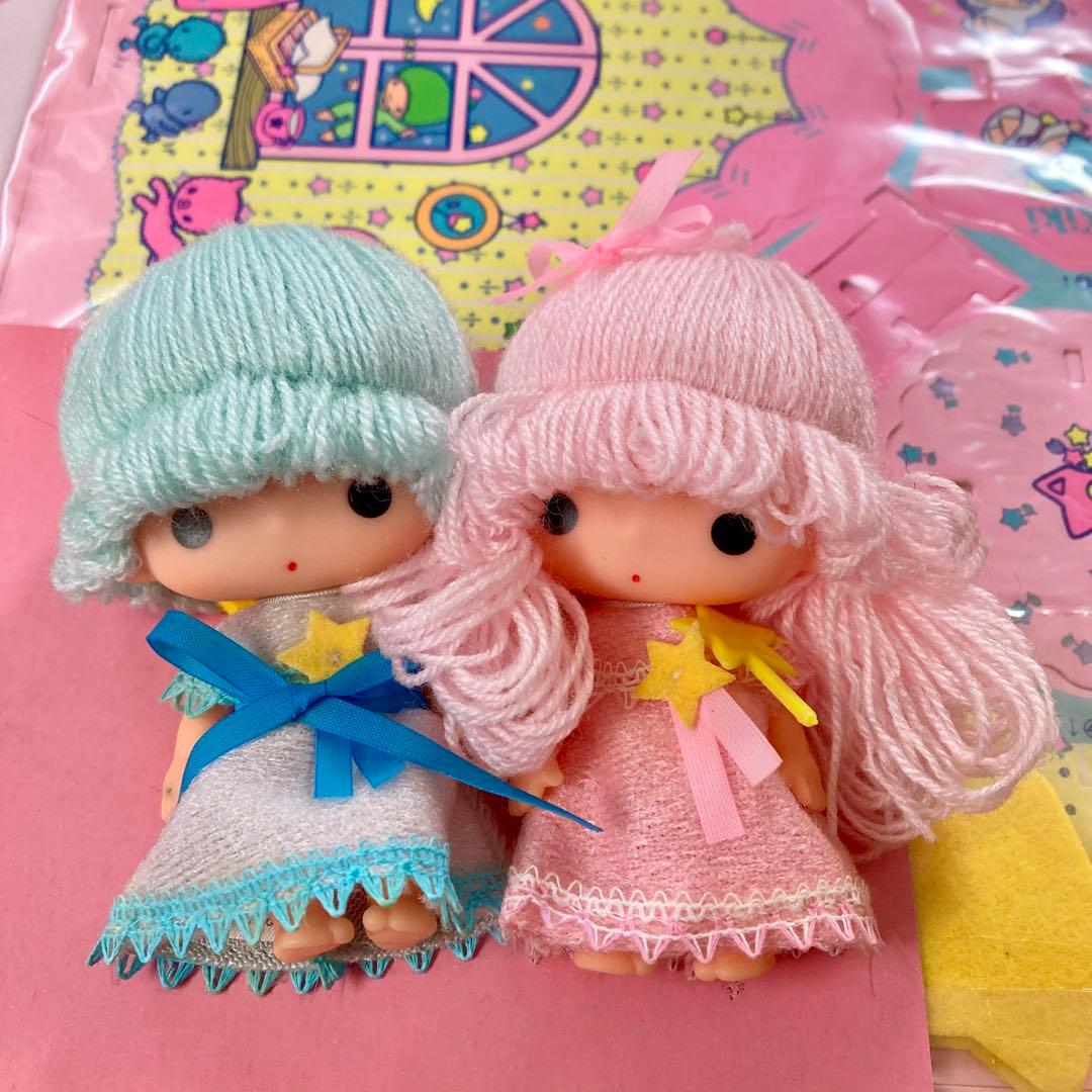 サンリオかわいいキキララくみたてプチルーム星のおへや人形ソフビ旧タカラ1976年