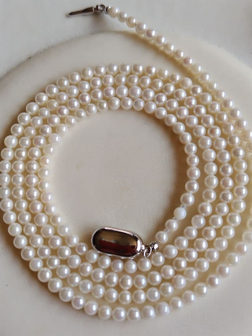 アコヤ真珠ベビーパール　ロングネックレス