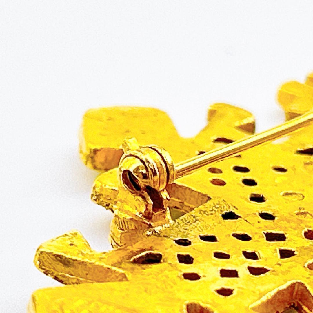 【鑑定済み！】シャネル ブローチ ヴィンテージ 94P ゴールド ココマーク