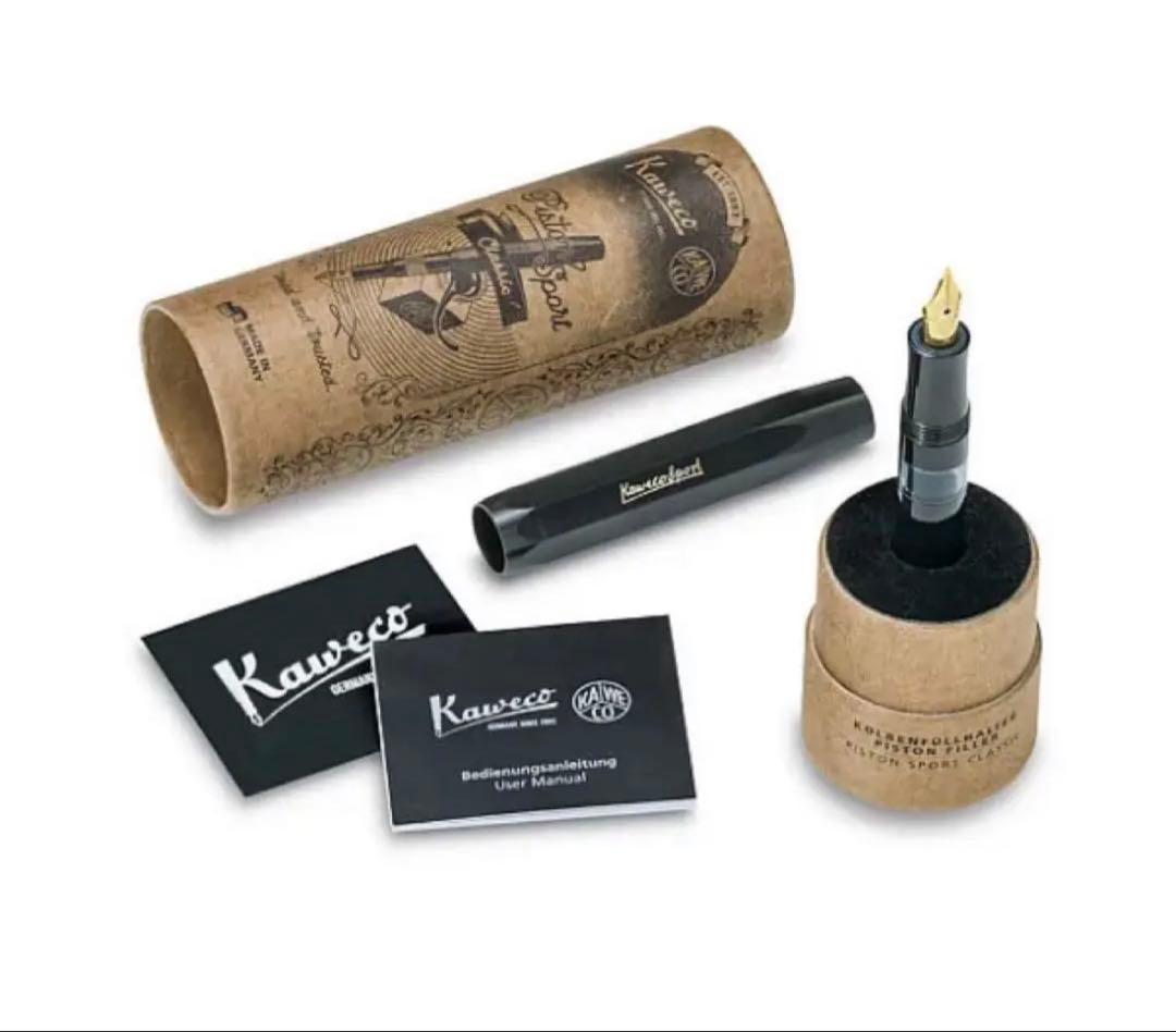 Kaweco万年筆 クラシックスポーツ ピストンフィラー ブラック　EF先