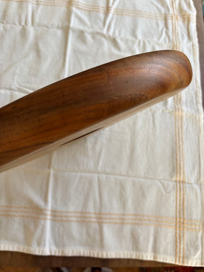 くりぬき盆 38cm お盆 円形盆　昭和　アンティーク　古道具