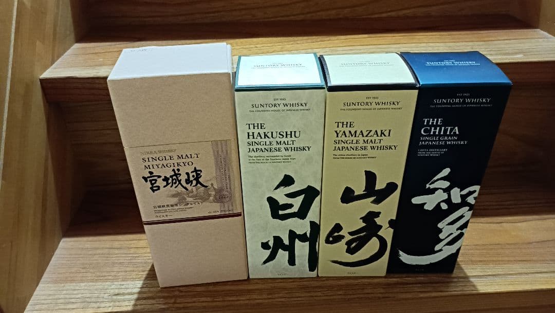 サントリー ニッカウイスキー 4本セット