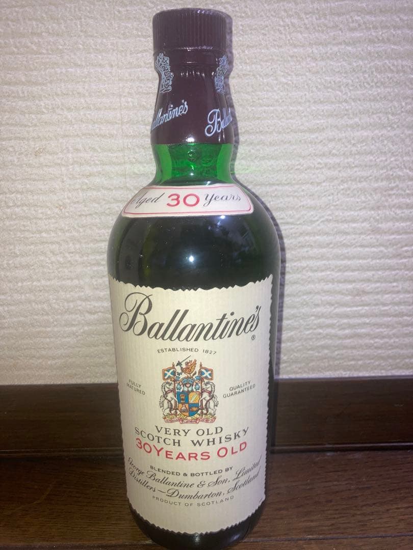 あ*ん様 極美品！バランタイン30年茶色キャップ75clダンバートン表記80年代