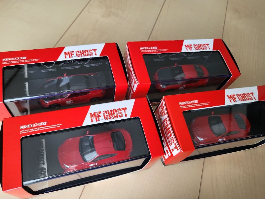 MODELER'S MF GHOST 86 1/43 4台コンプリートセット