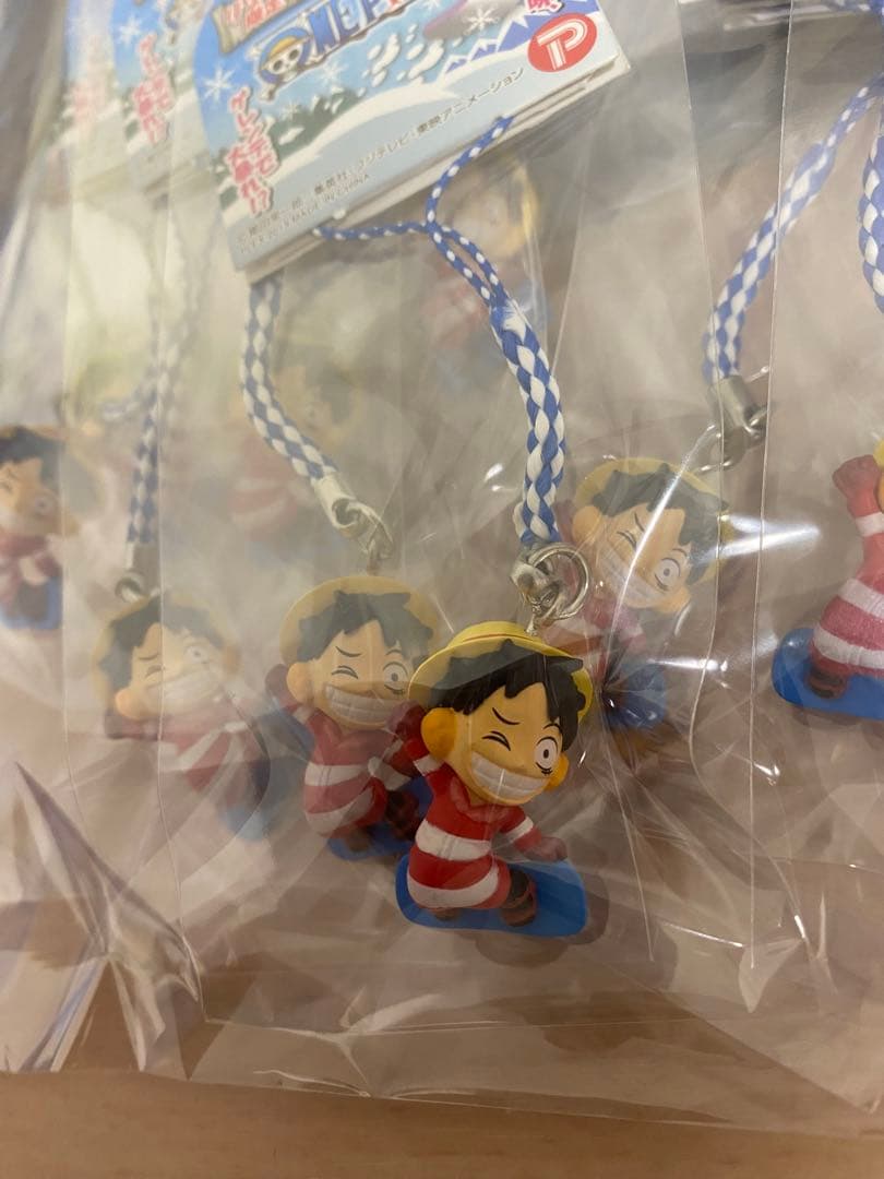 ワンピース　onepiece ルフィ　ご当地ストラップ　スキー100点セット