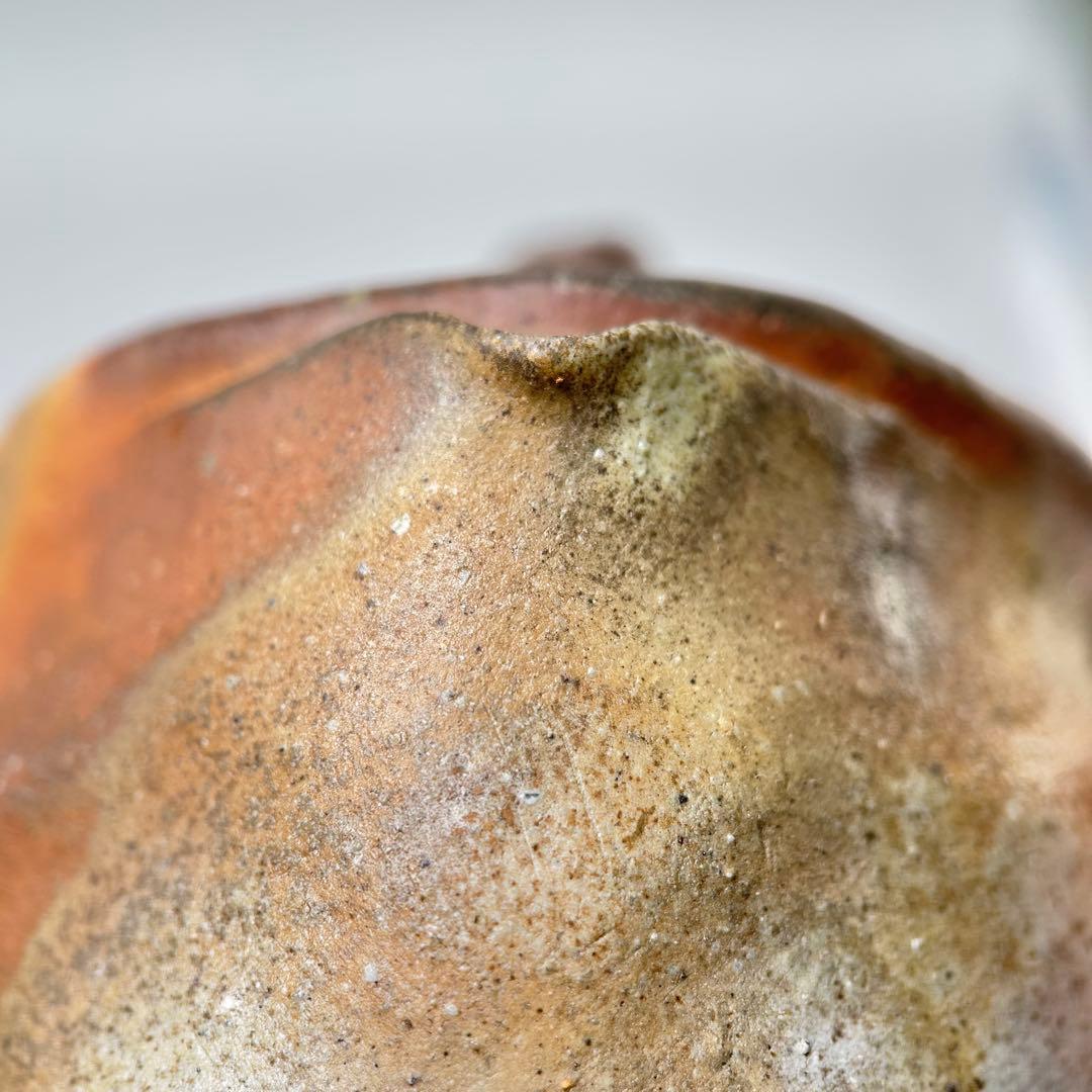 佐藤苔助 備前焼宝瓶 手捻り人気作者 急須 共箱 共布 茶注 煎茶 茶道具