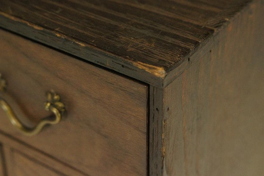 可愛い 桑材 小箪笥 引き出 小物入 和家具(LC335)