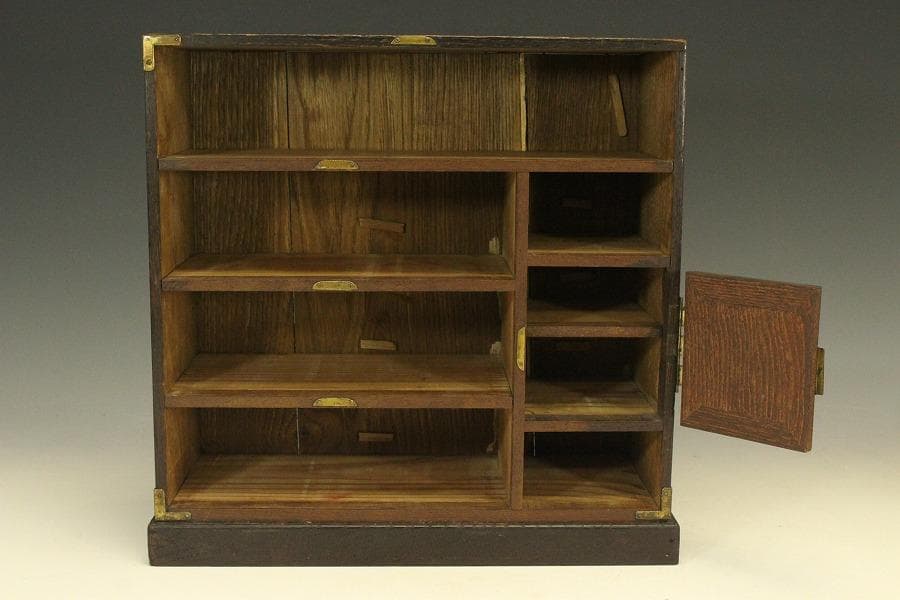 可愛い 桑材 小箪笥 引き出 小物入 和家具(LC335)