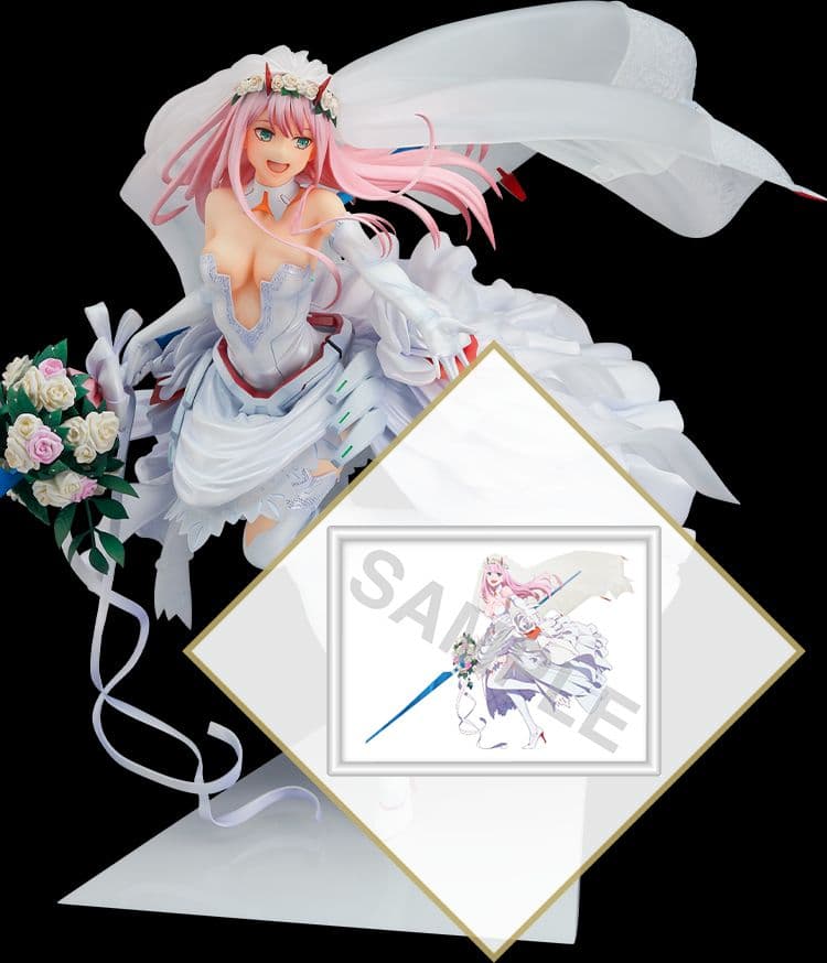 ダーリンインザフランキス フィギュア ゼロツー ウェディング アートボード付き