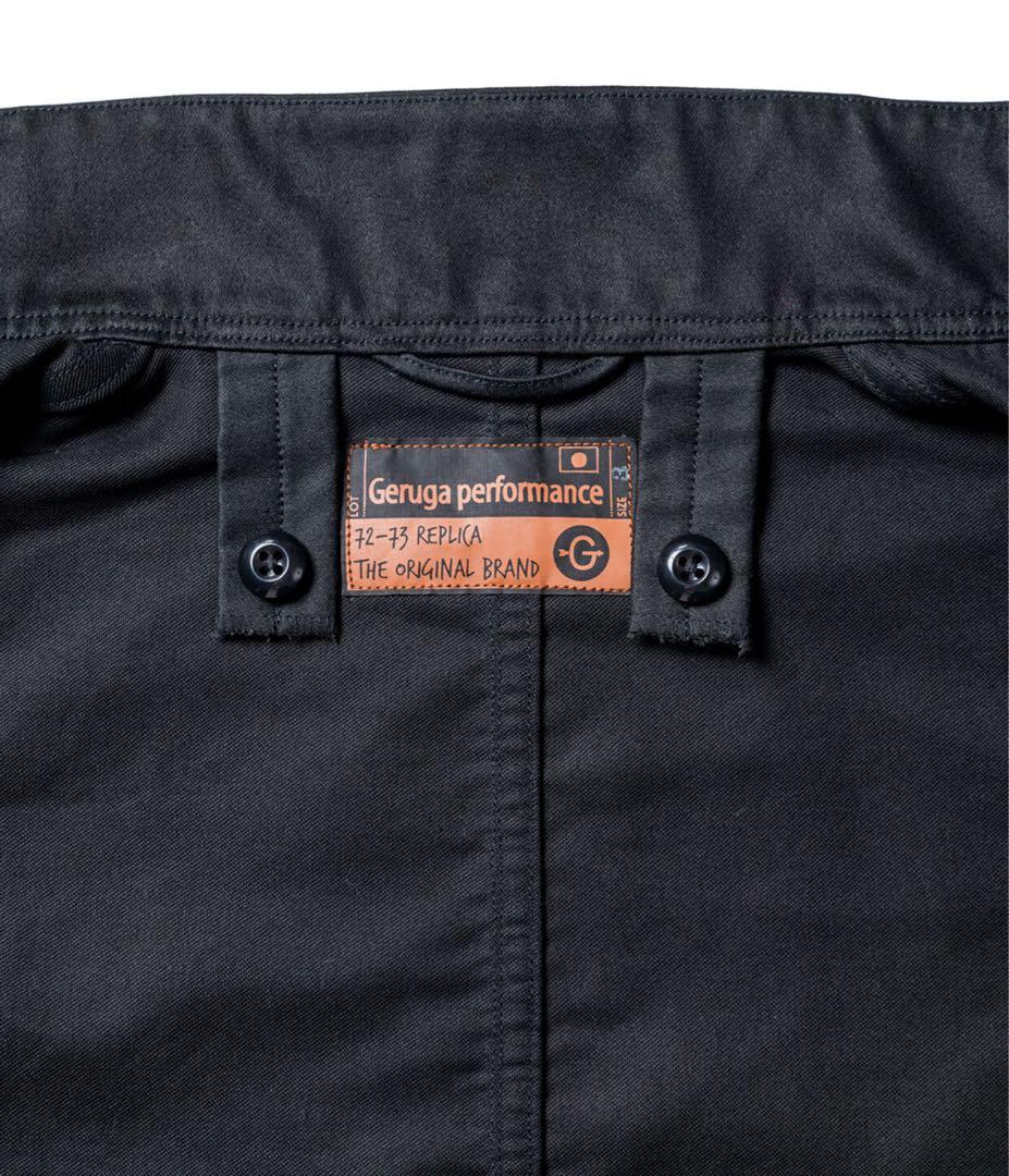 新品同様 4 L GERUGA ゲルガ スタンドカラー オーバーコート ブラック